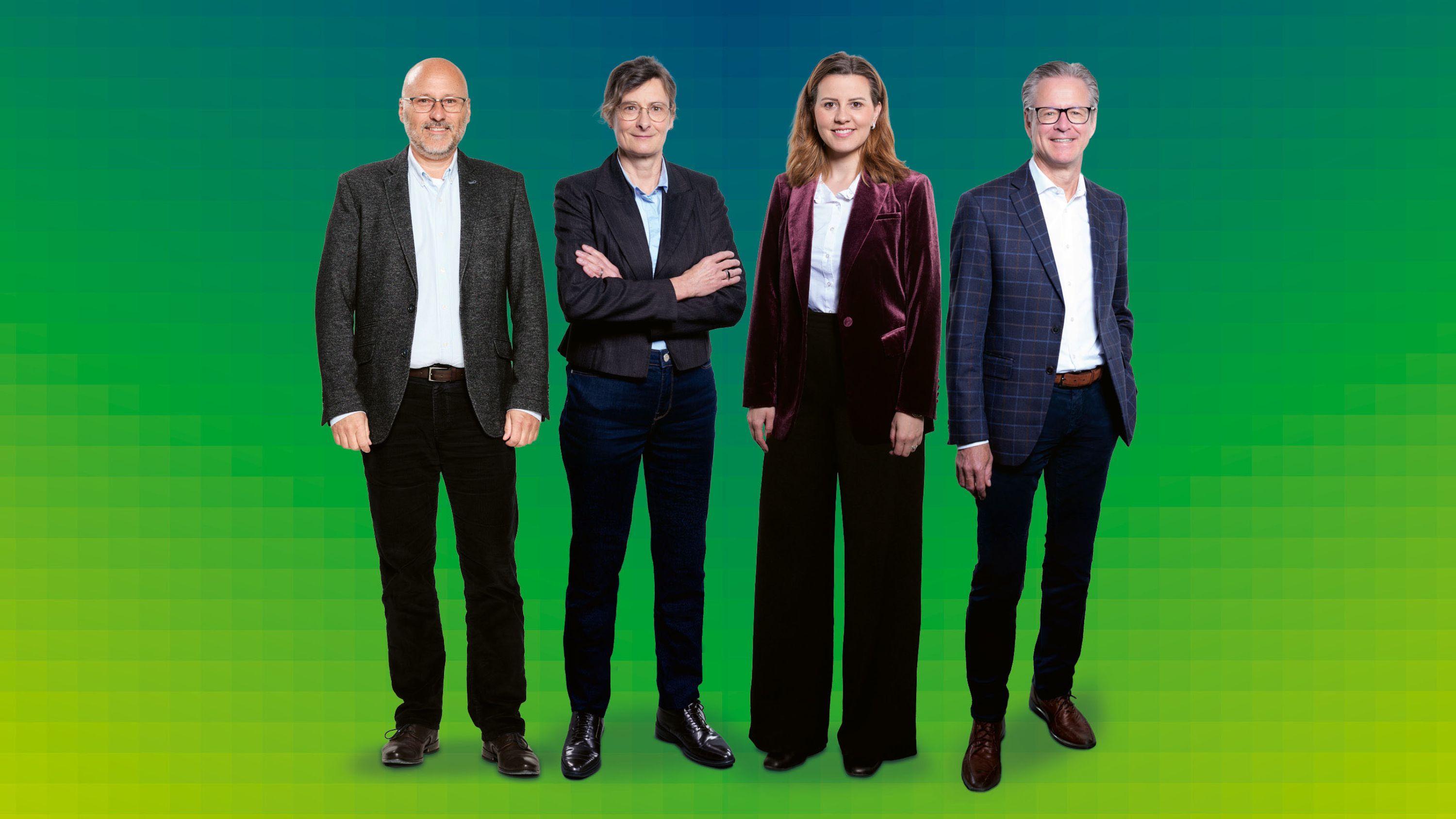 Die vier Mitglieder der Geschäftsleitung von Pro Senectute Schweiz.