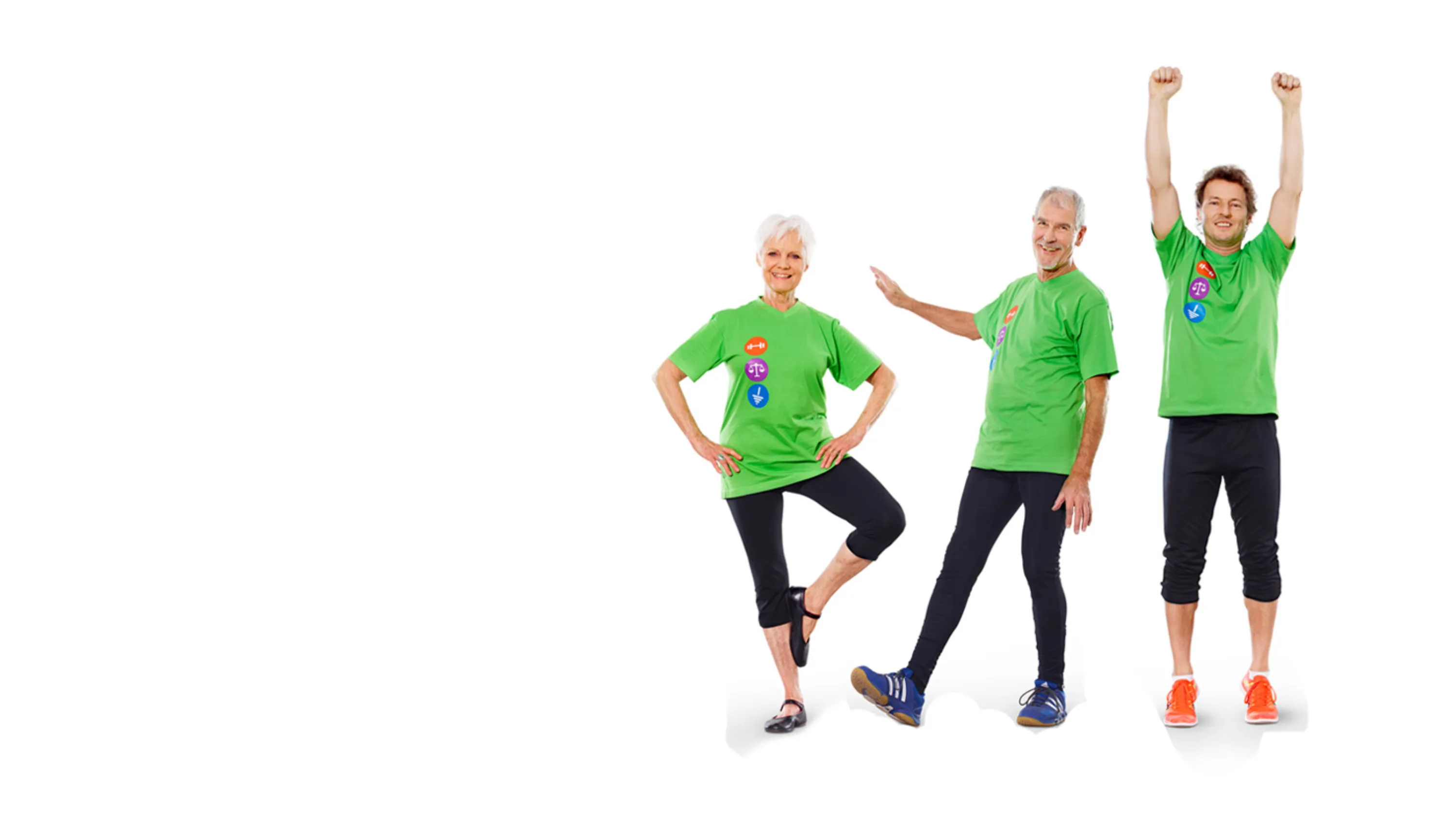 Machen Sie mit! Mit 3x3 Übungen auch zuhause trainieren. 